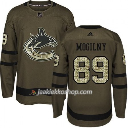 Miehille NHL Vancouver Canucks Pelipaita Alexander Mogilny 89 Adidas 2017-2018 Camo Vihreä Authentic Miehille NHL Vancouver Canucks Pelipaita Alexander Mogilny 89 Adidas 2017-2018 Camo Vihreä Authentic